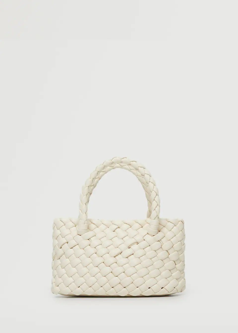 Textured braided bag | MANGO (US)