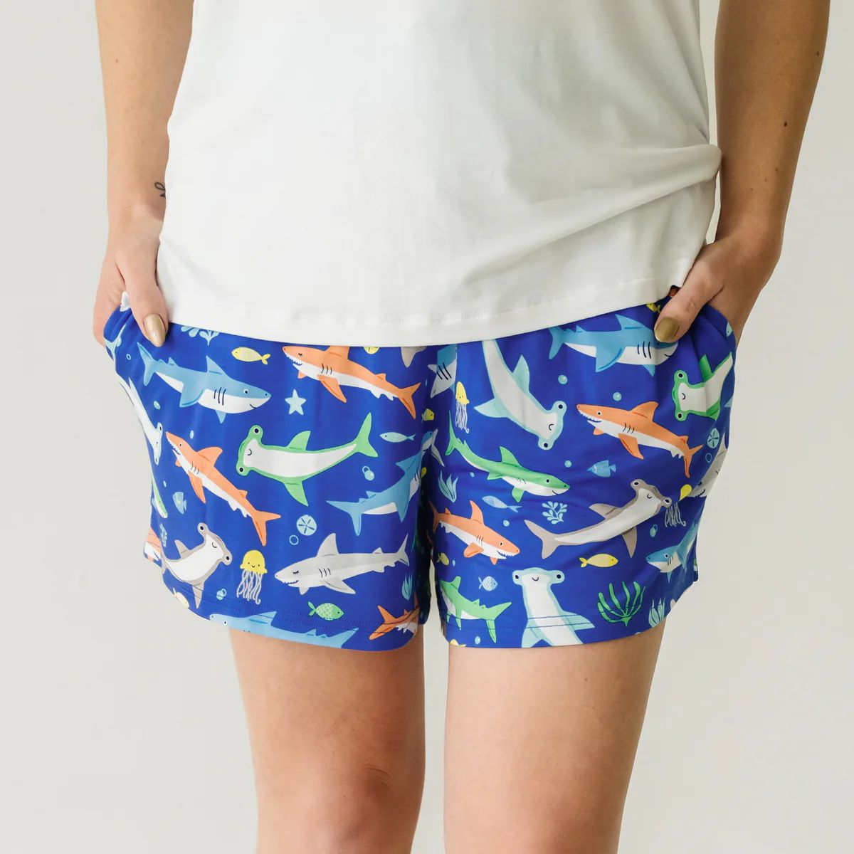 Rad Reef Women's Pajama Shorts | Little Sleepies