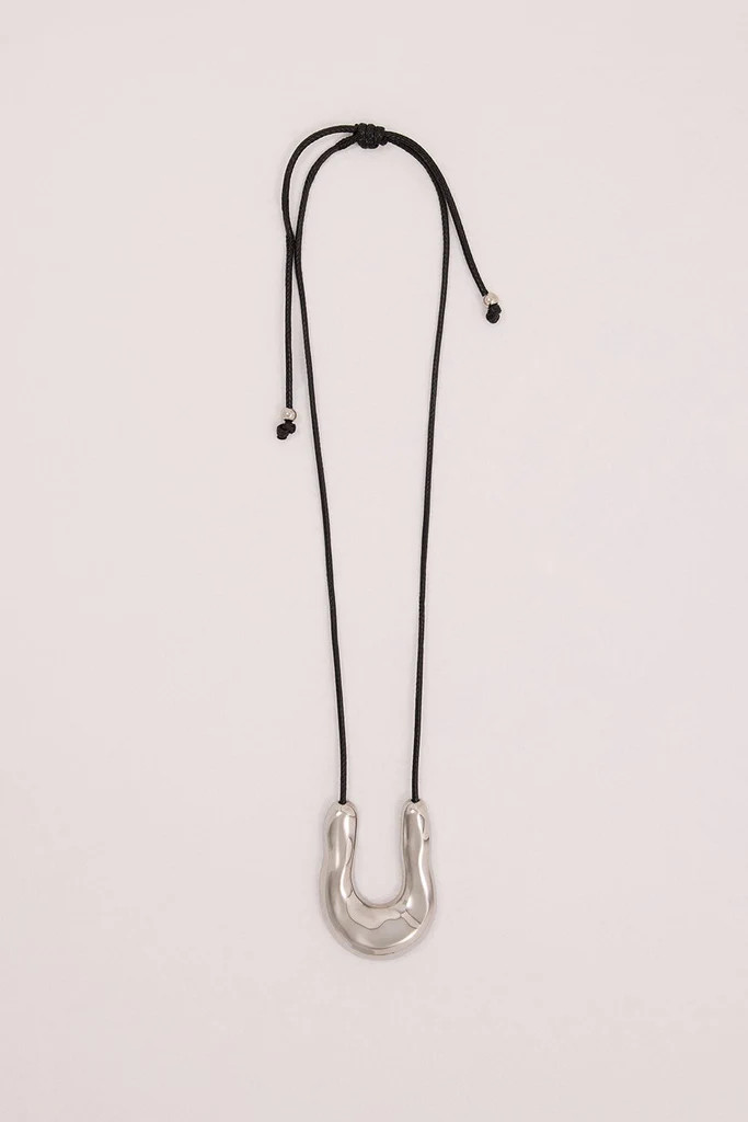 NOAH THE LABEL SILVER FLUID NECKLACE | DISSH
