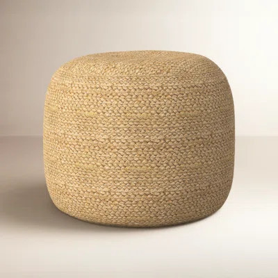 Rodriguez 20" Wide Round Pouf Ottoman | Wayfair North America
