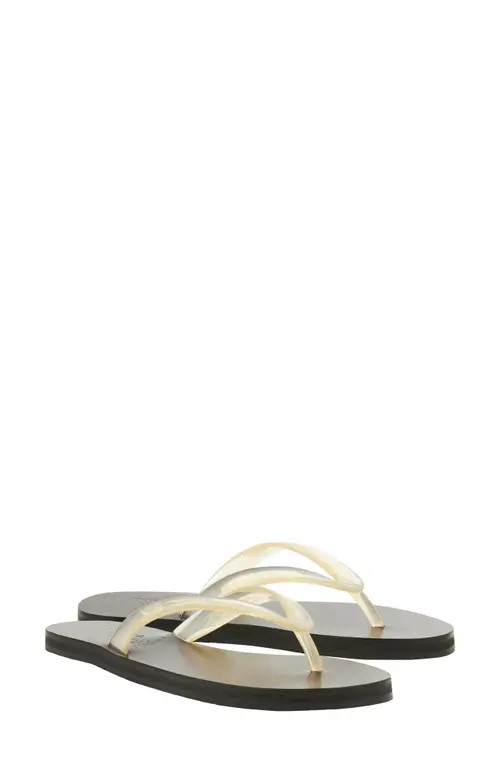 Ancient Greek Sandals Saionara Jelly Flip Flop in Natural at Nordstrom, Size 37 | Nordstrom