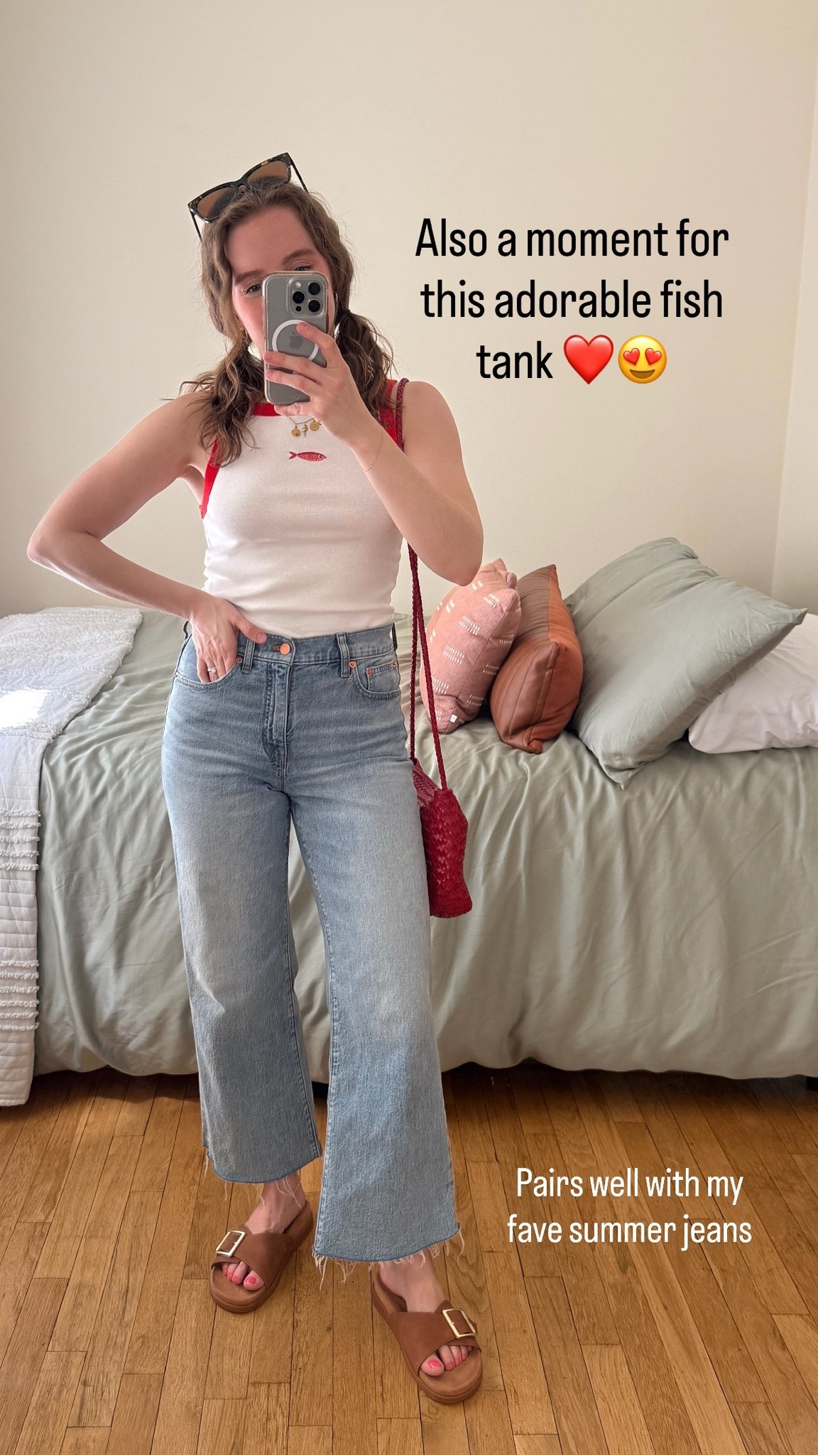 Casual summer outfit. Love this little fish tank! Under $10

#LTKSaleAlert