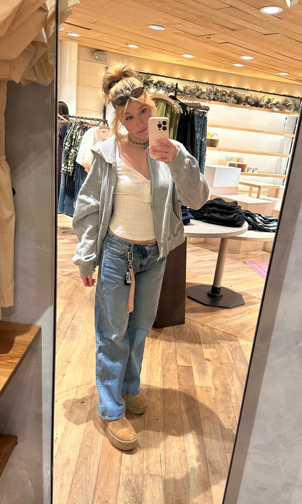 Casual shopping day in Charlestonn
- shirt from free people
- jeans pacsun
- Uggs 
- Sunnies from Amazon 

#casual #comfy #cold #pacsun #freepeople

#LTKdayinmylife #LTKSeasonal #LTKootd