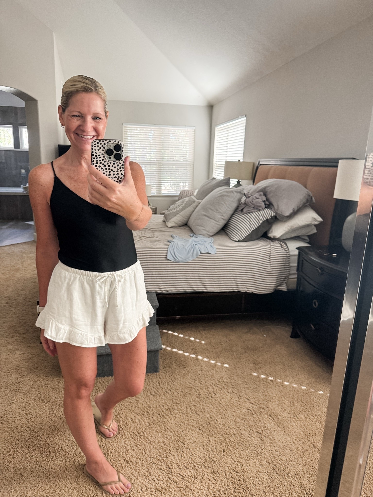 Lake day outfit in this Aerie swimsuit that I’ve had for years but is still one of my favorites. And it’s still in stock and just $24. 

My Abercrombie shorts are still in stock in a few colors.

#LTKSwim #LTKOver40 #LTKSaleAlert
