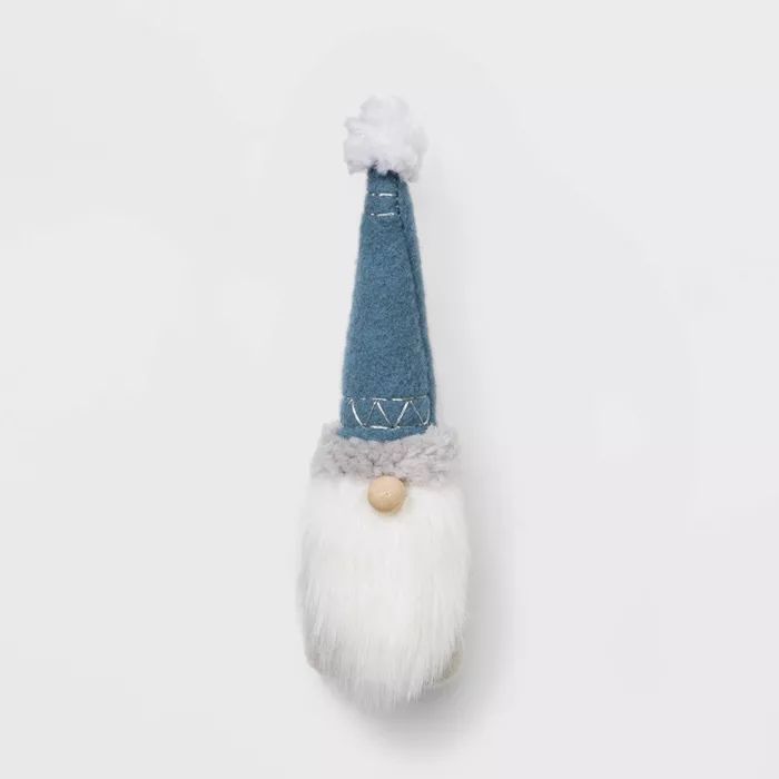Winter Blush Gnome Christmas Ornament Blue Hat - Wondershop™ | Target