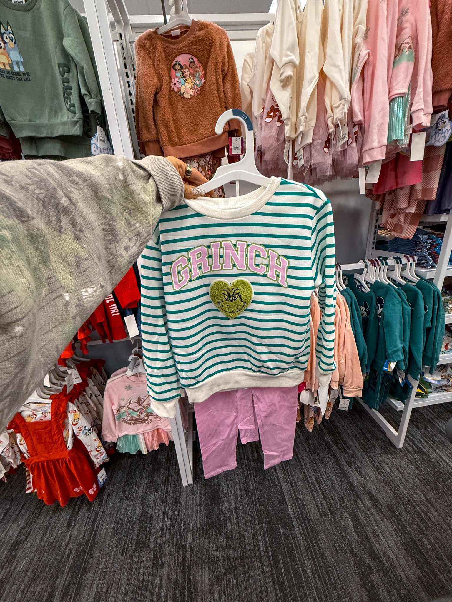 It’s always a grinchy good day when we get a new holiday outfit && it’s on sale! Normally $20 -- $12 today! 💚👌🏼🩷

#CyberMonday #Grinch #ToddlerOOTD

#LTKHoliday #LTKCyberWeek #LTKmomlife