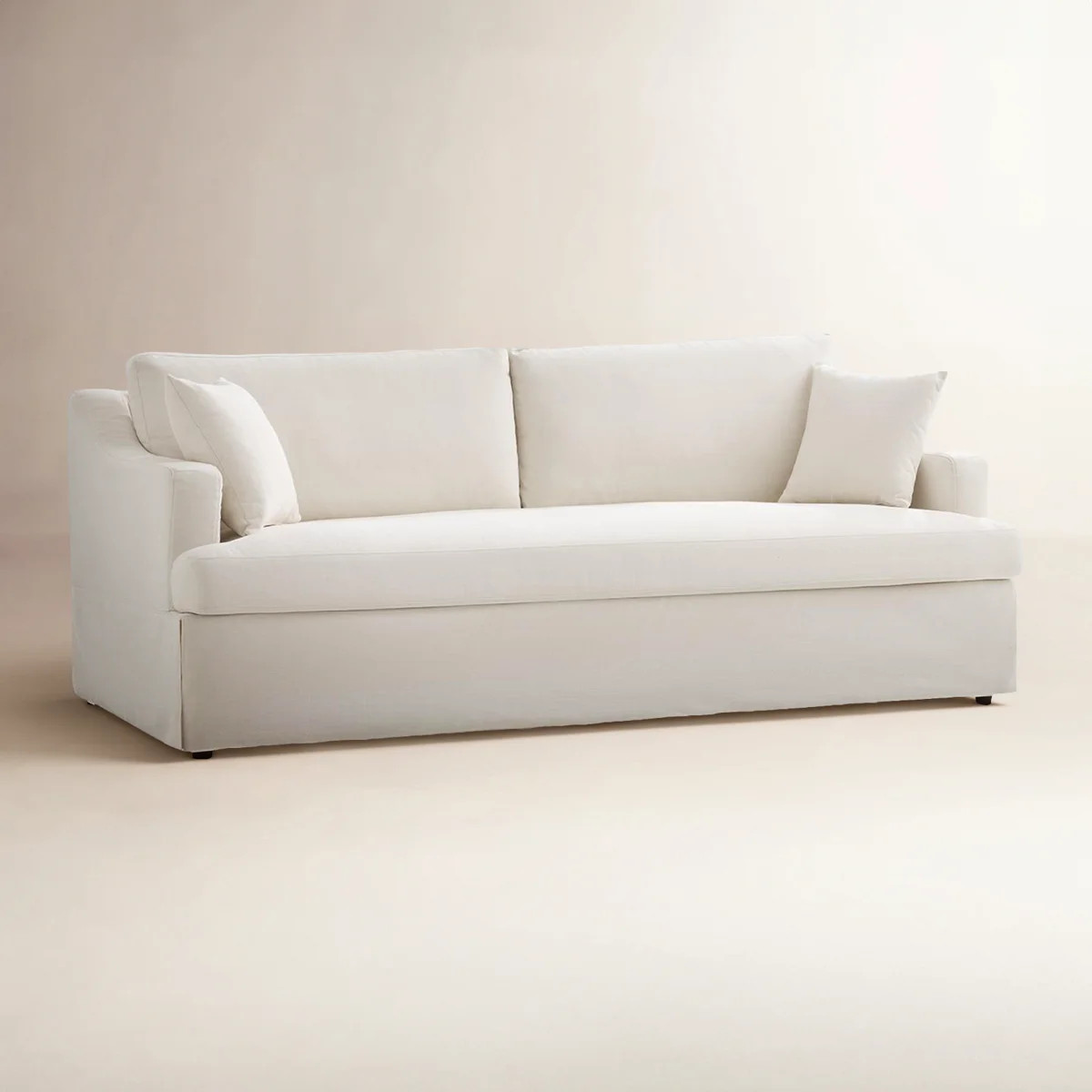 Lucie 88.5" W Slipcovered Sofa | Wayfair North America
