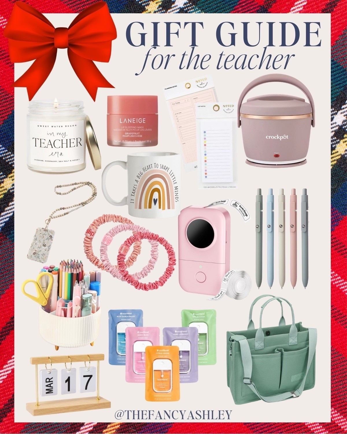 Holiday gift guide for the teacher! Let's show our teachers some love with these fab holiday gifts! I've found the best gifts to say a huge THANK YOU for all they do. These are thoughtful, cute, and teacher-approved! Teacher gifts | gift guide | holiday gifts | gifts for teachers | teacher appreciation

#LTKGiftGuide #LTKHoliday #LTKSeasonal
