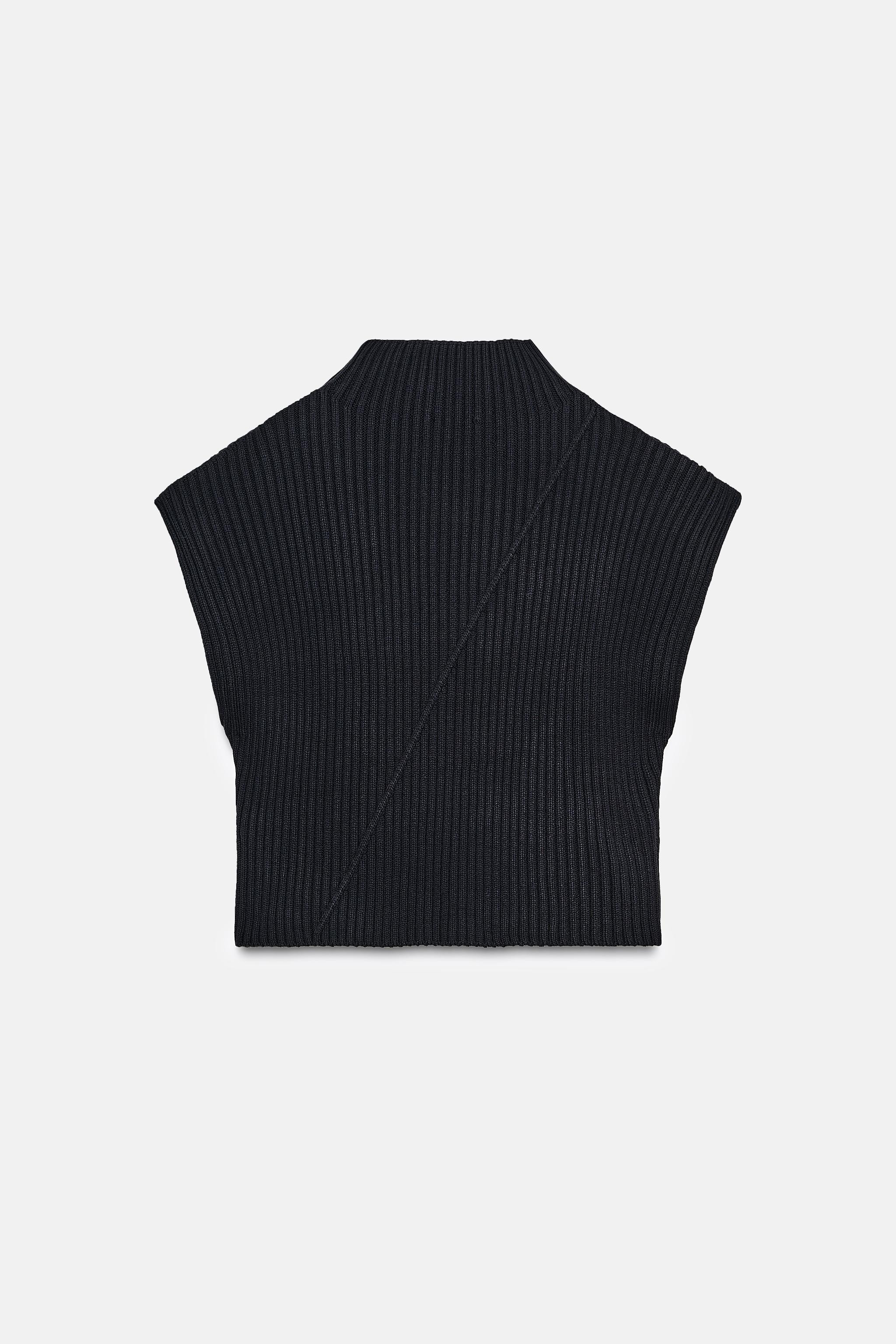 RIB KNIT VEST | Zara US