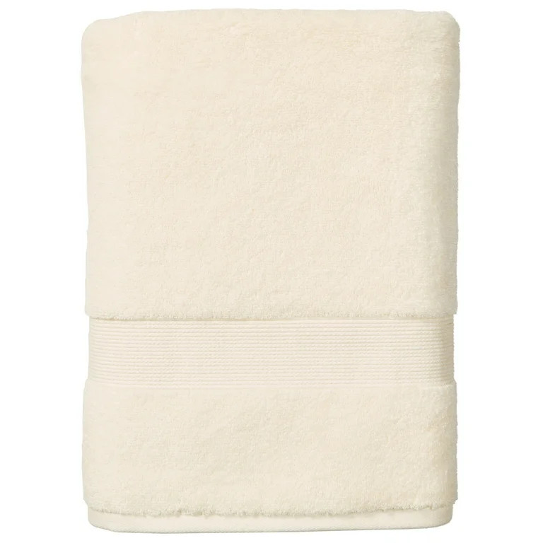Better Homes & Gardens Signature Soft Solid Bath Towel, Vanilla Dream | Walmart (US)