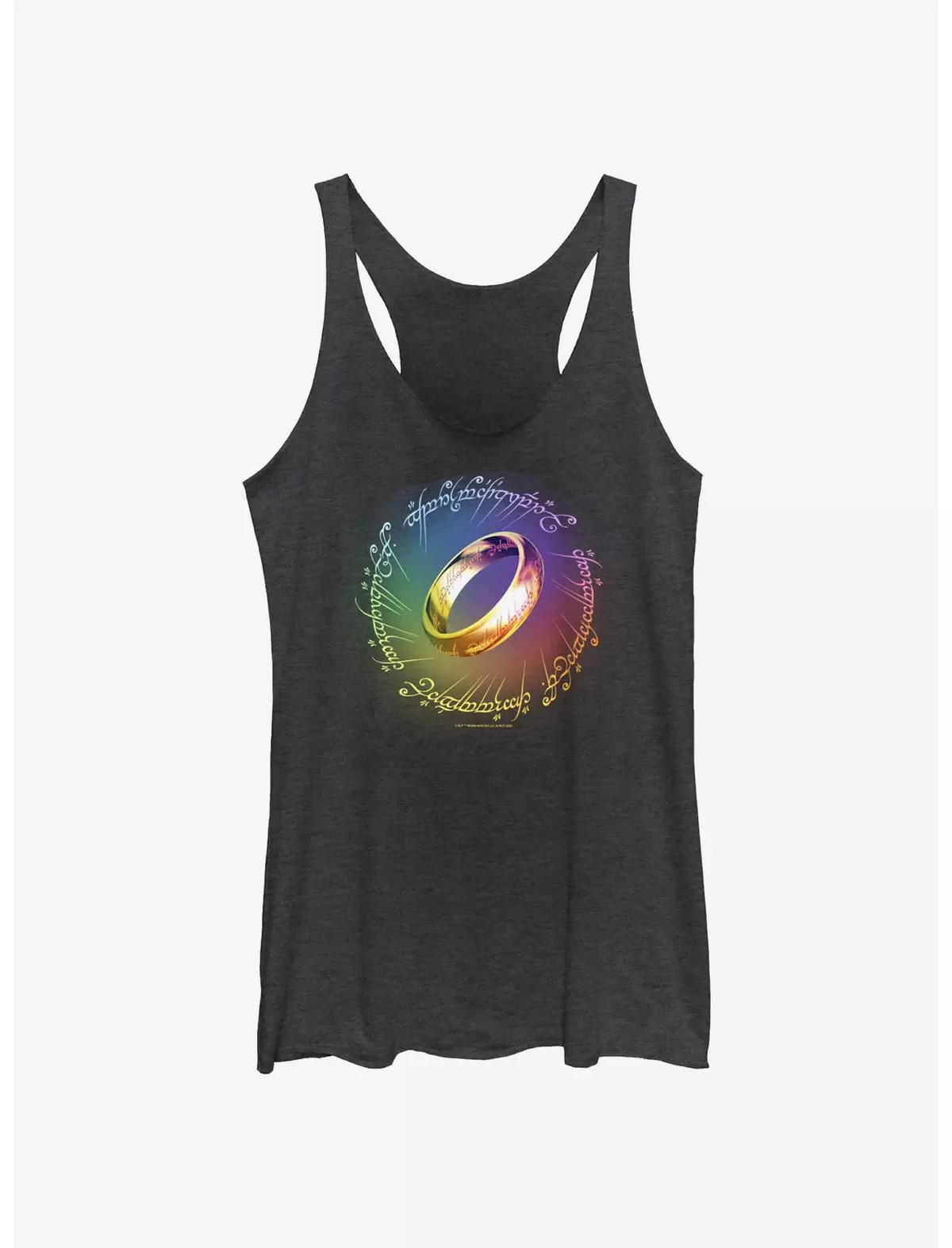 The Lord Of The Rings The One Ring Rainbow Womens Tank Top | BoxLunch
