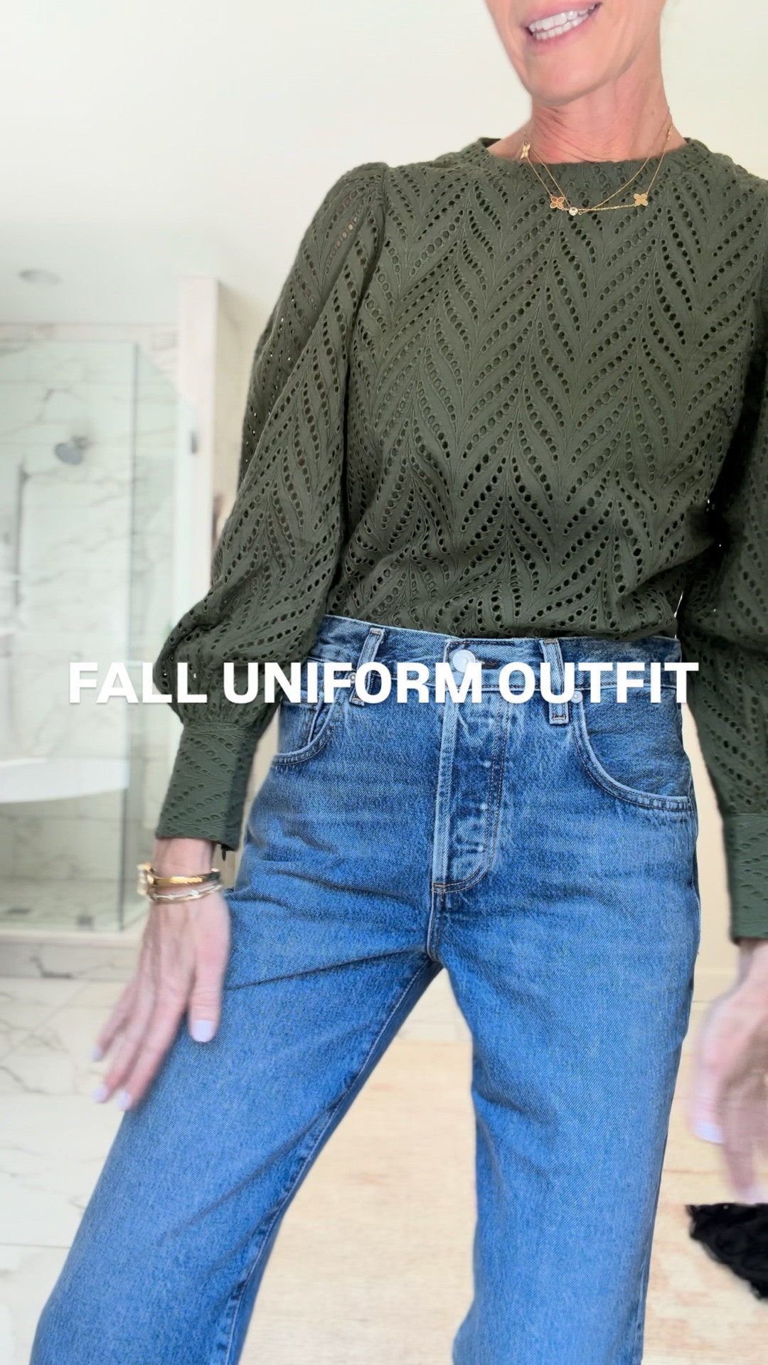 Size S in top and 26 in jeans!