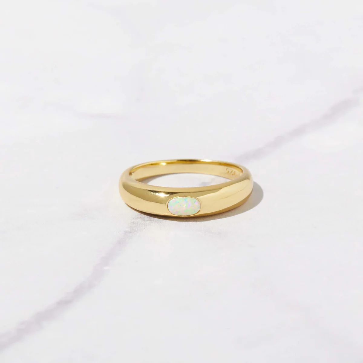 Opal Dome Ring | Sami Jewels
