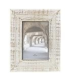Deco 79 79057 White Double Layered Wooden Picture Frame, 10" x 8 | Amazon (US)