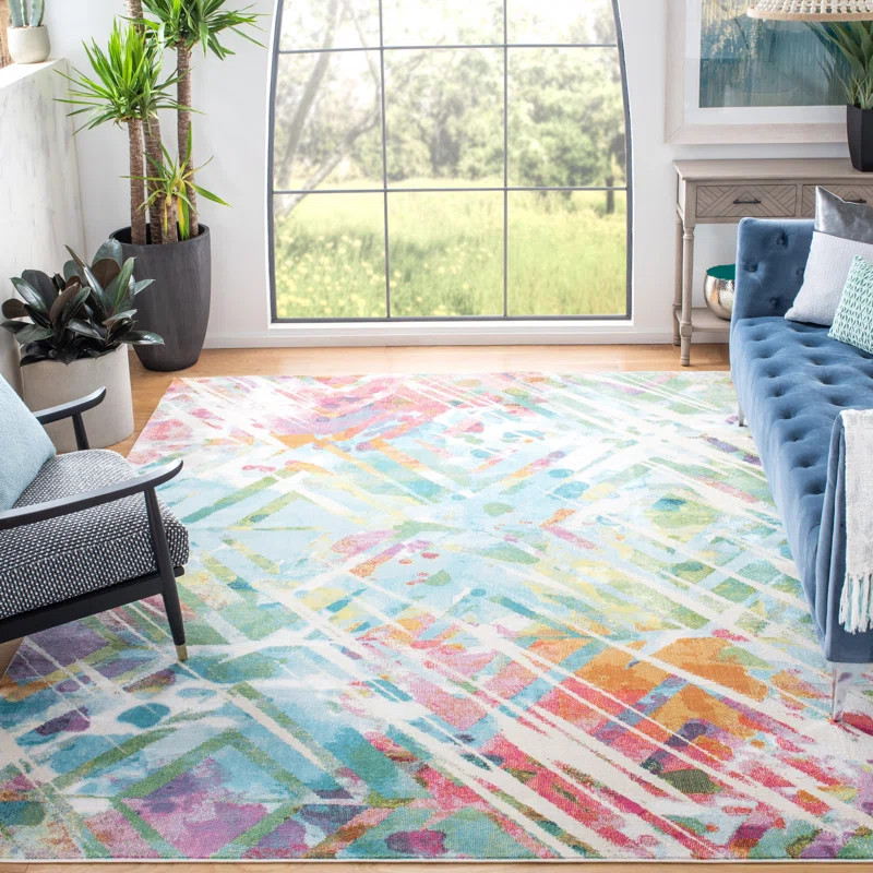 Ofrath Performance Multicolor Rug | Wayfair North America