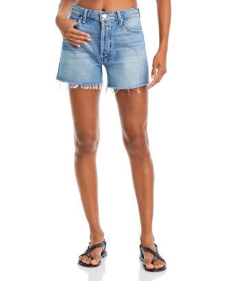 MOTHER The Skipper High Rise Cut Off Shorts in Leap at the Chance Back to results -  Women - Bloo... | Bloomingdale's (US)