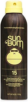 Sun Bum Original SPF 15 Sunscreen Spray Vegan and Reef Friendly (Octinoxate & Oxybenzone Free) Br... | Amazon (US)