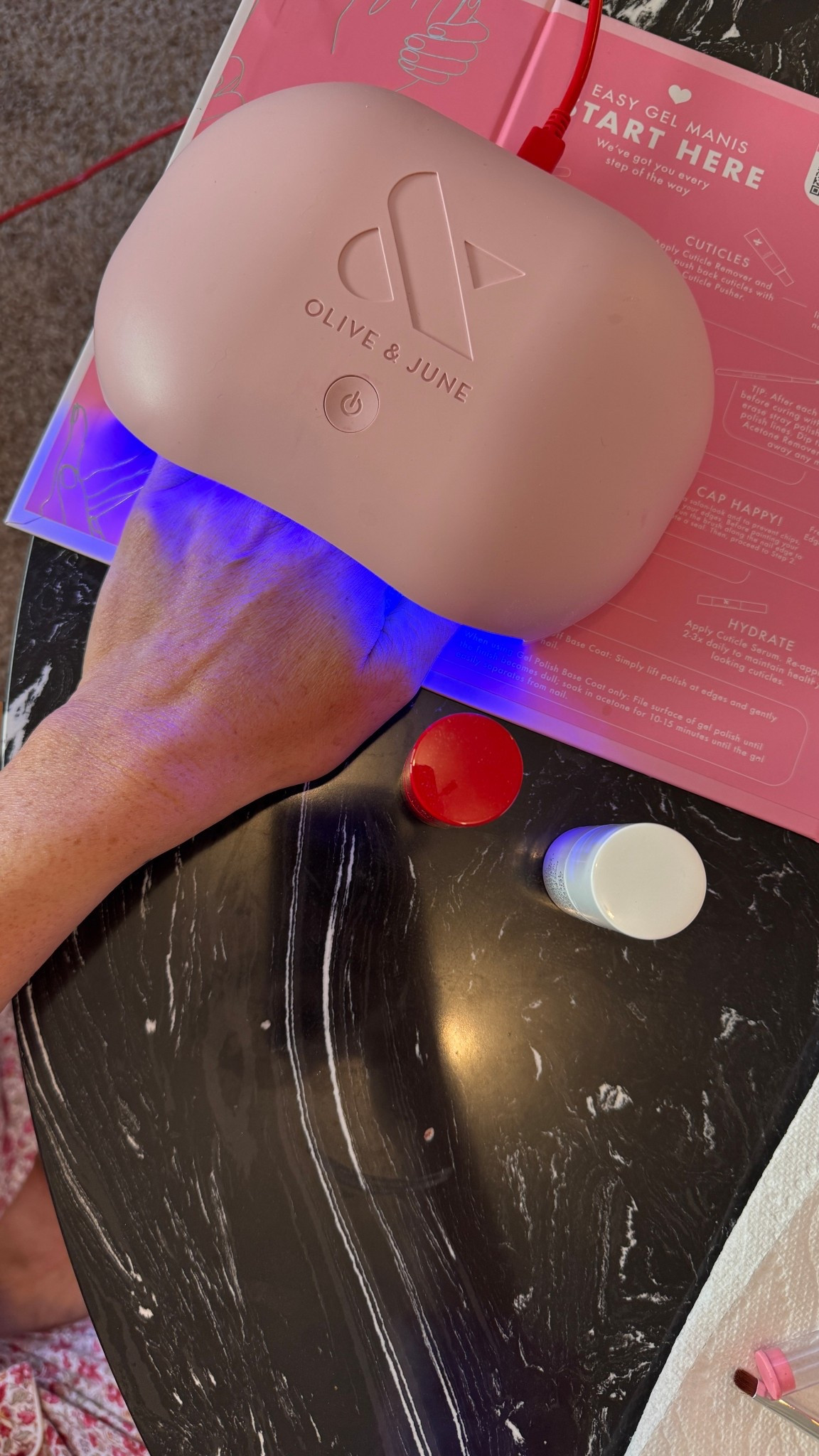 I’ve had this at-home mani system for 4 months now and I LOVE it.  If you can paint your own nails you can do this! 

#LTKOver40 #LTKBeauty