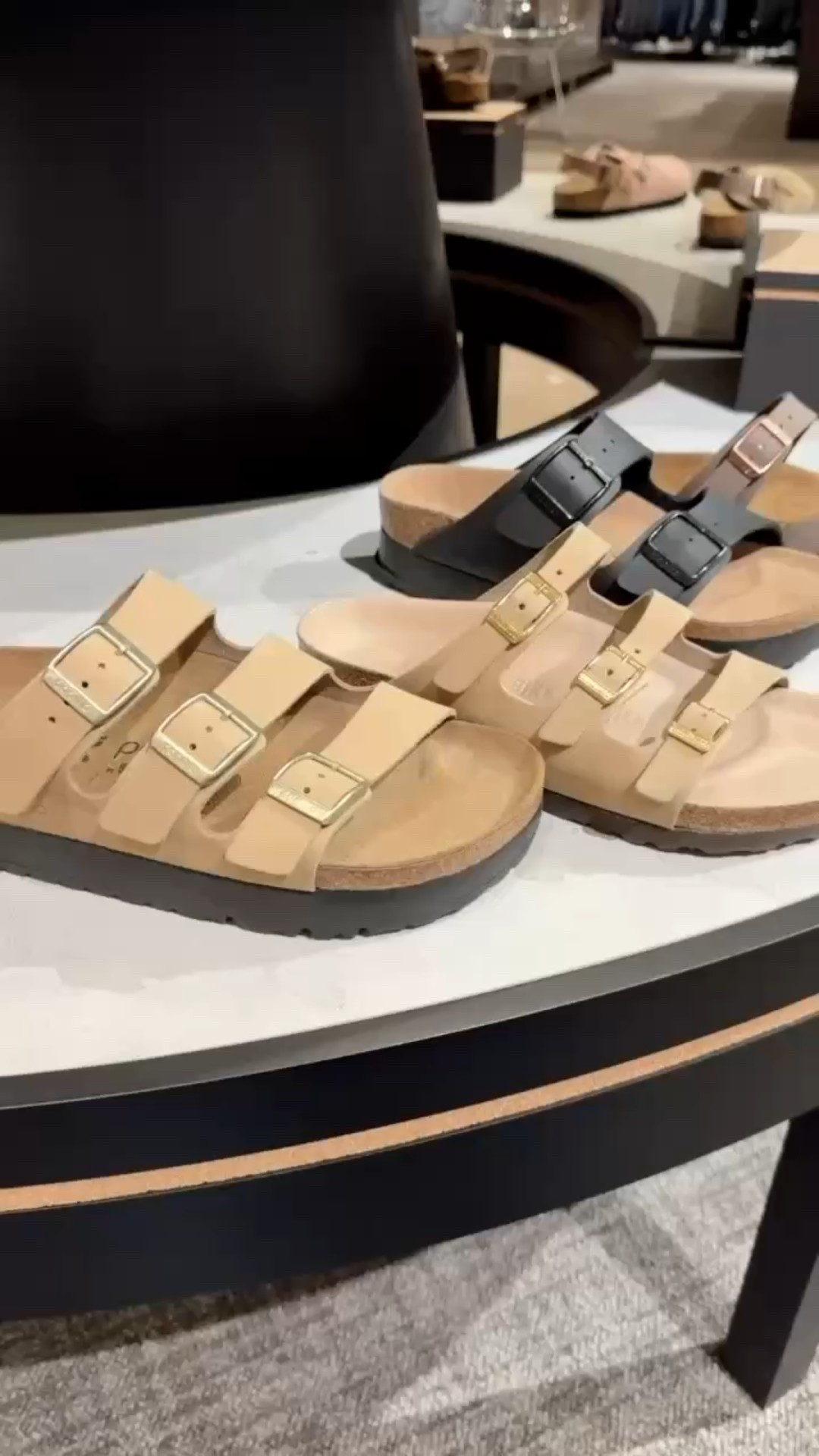 Help me decide which one! I love the platform but also love the dainty look of the right! 🤎🤍✨ 

Comment which one you like? 

#LTKgrwm #LTKdayinmylife #LTKootd