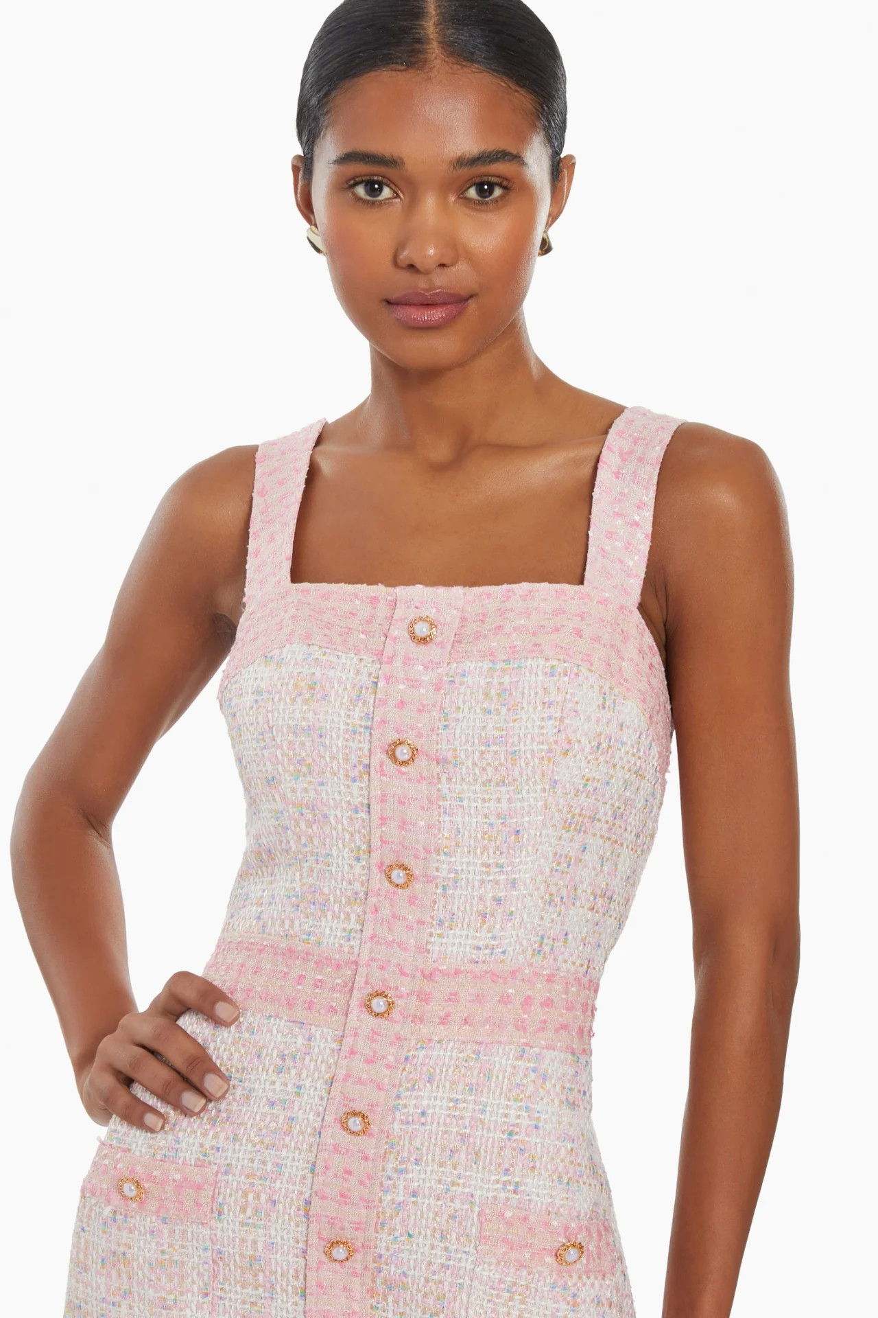 Archie Dress in Pennington Tweed | Amanda Uprichard