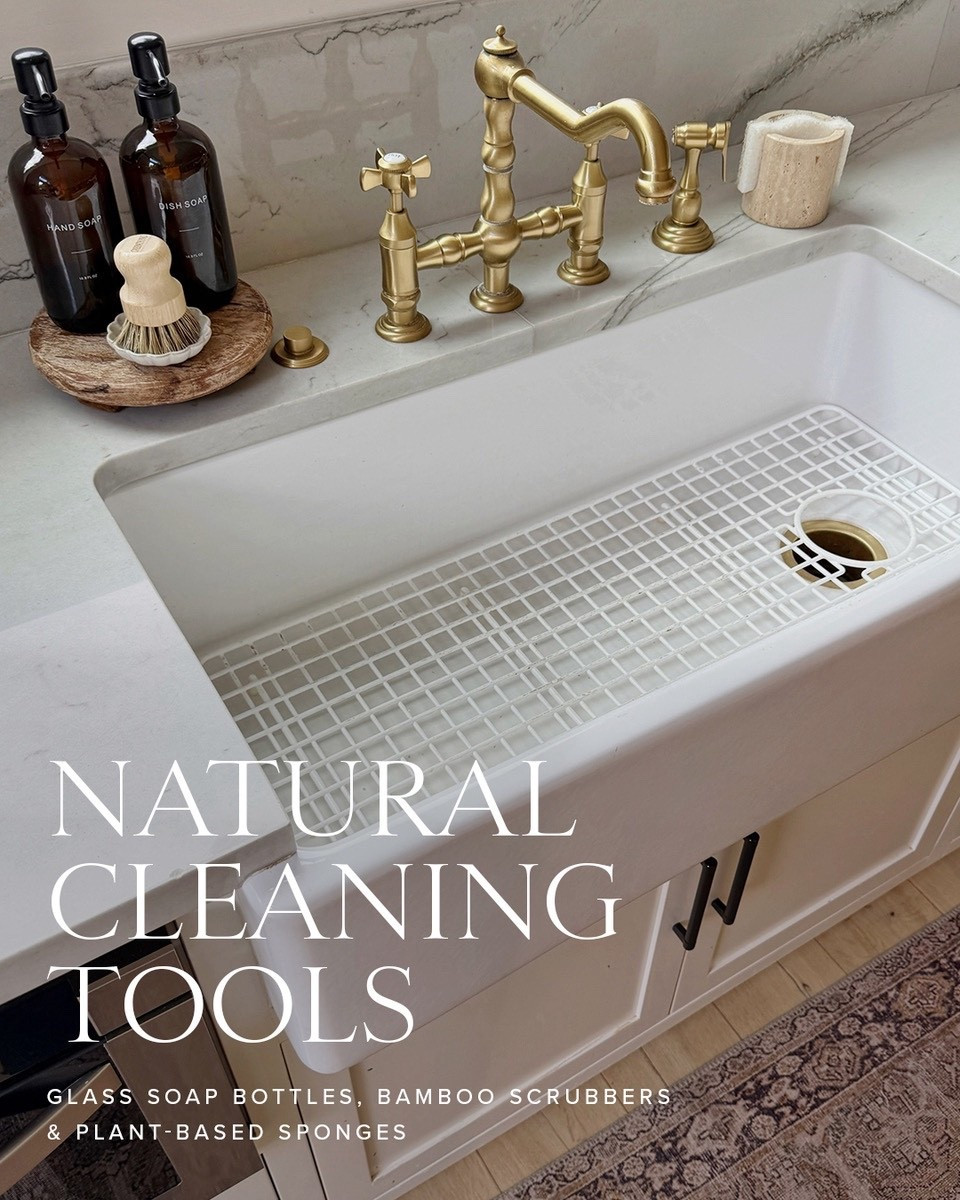 Natural cleaning tools for your sink and kitchen: sponges, scrubbers, glass bottles 

Amazon home 

#LTKHome #LTKFindsUnder50