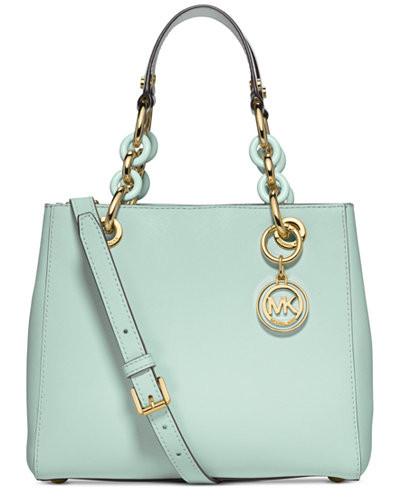 MICHAEL Michael Kors Cynthia Small North South Satchel | Macys (US)