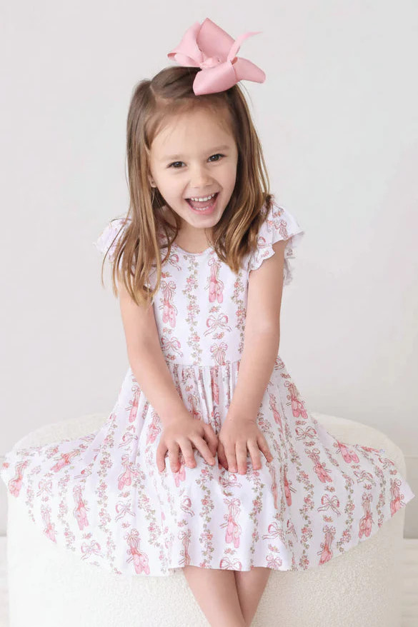 Ruffle Twirl Dress | Ballet Blossoms | Caden Lane