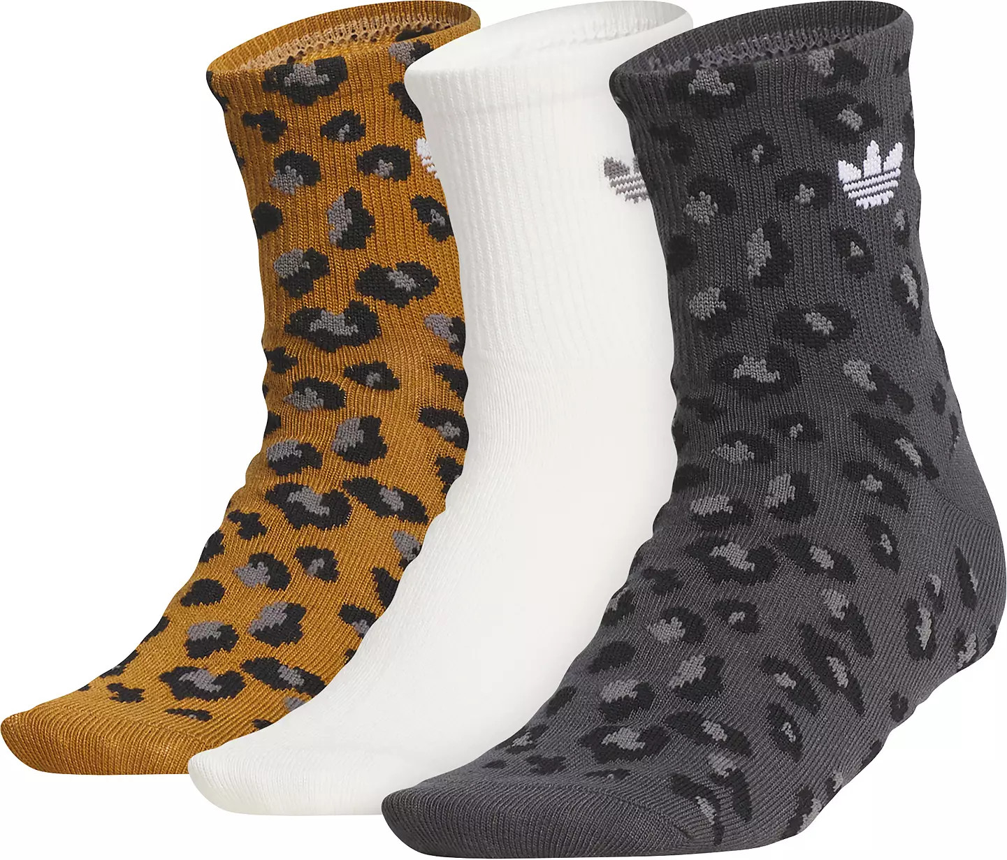 adidas Originals Leopard Quarter High Socks - 3 Pack | DICK'S Sporting Goods