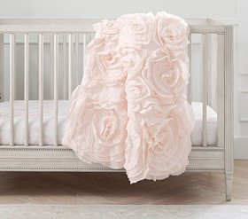 Monique Lhuillier Rosette Baby Quilt | Pottery Barn Kids