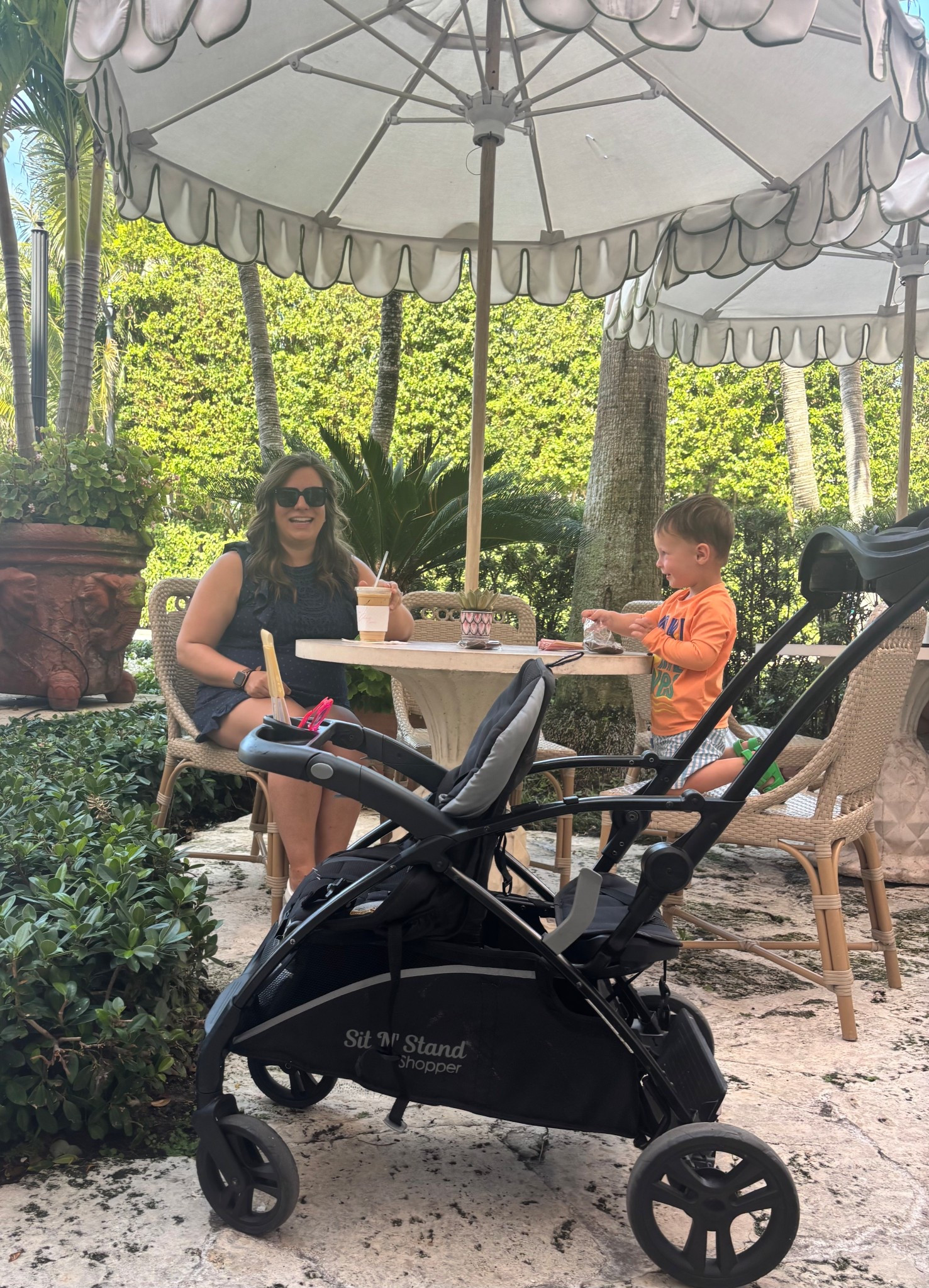 Sit and stand stroller 
Coffee Memorial Day weekend at the colony hotel 
Blue romper for mdw or Fourth of July 

#LTKFamily #LTKKids #LTKFindsUnder100
