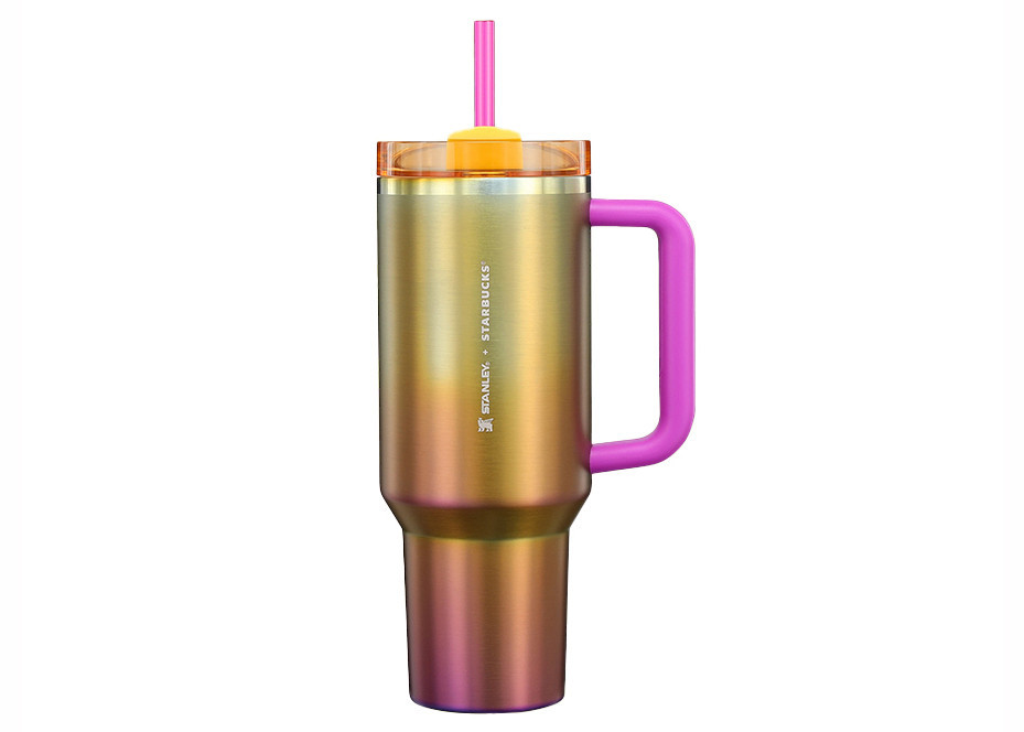 Women's Stanley x Starbucks Flowstate Quencher 40oz Tumbler in Summer Sunset Gradient | StockX