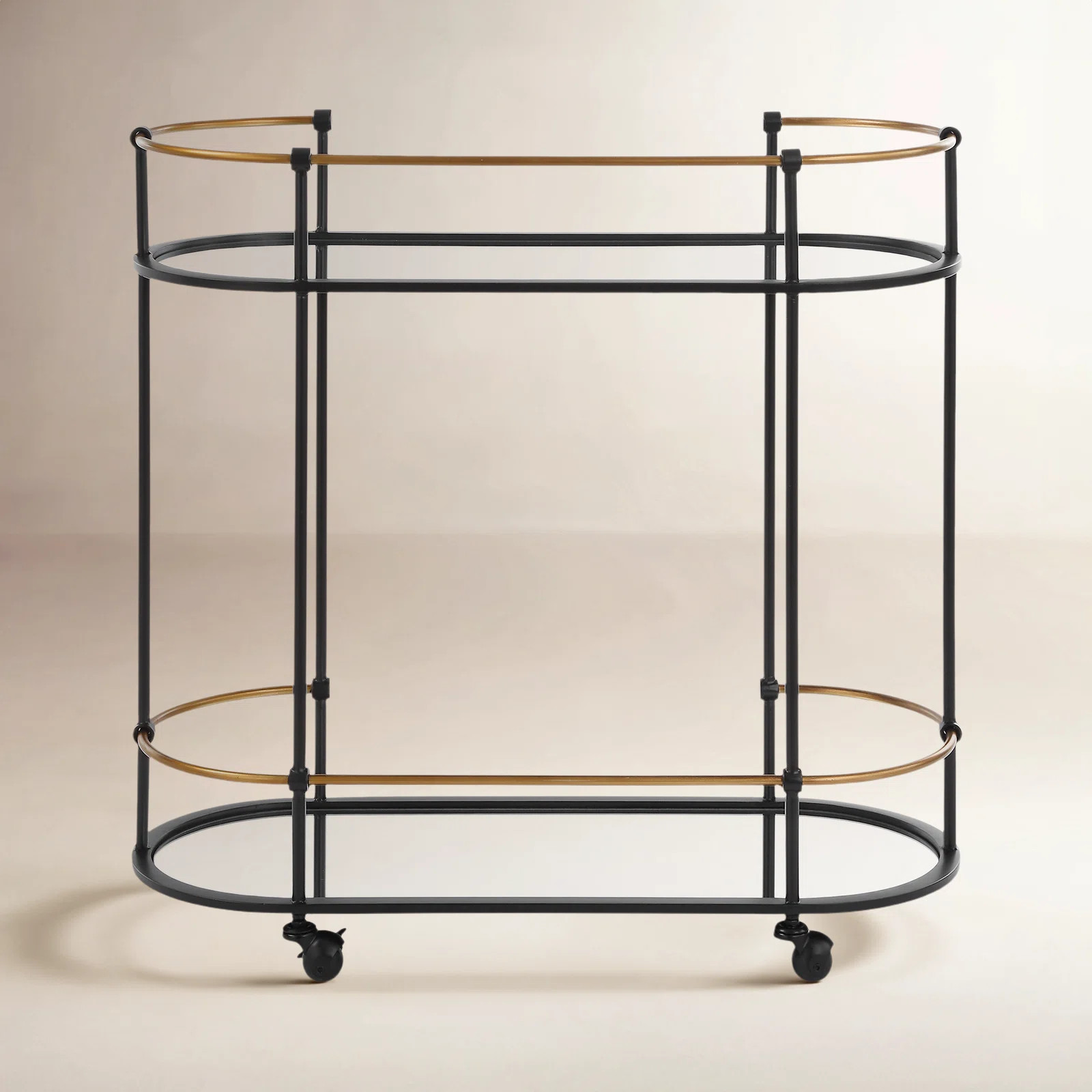Birch Lane™ Bennington Iron Bar Cart | Birch Lane