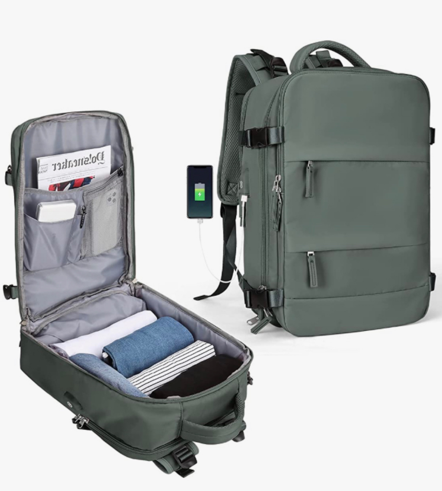 Best Waterproof Travel Backpack, anti theft, laptop and shoe compartment, USB charger port, and wet bag 

#LTKGiftGuide #LTKFind #LTKtravel