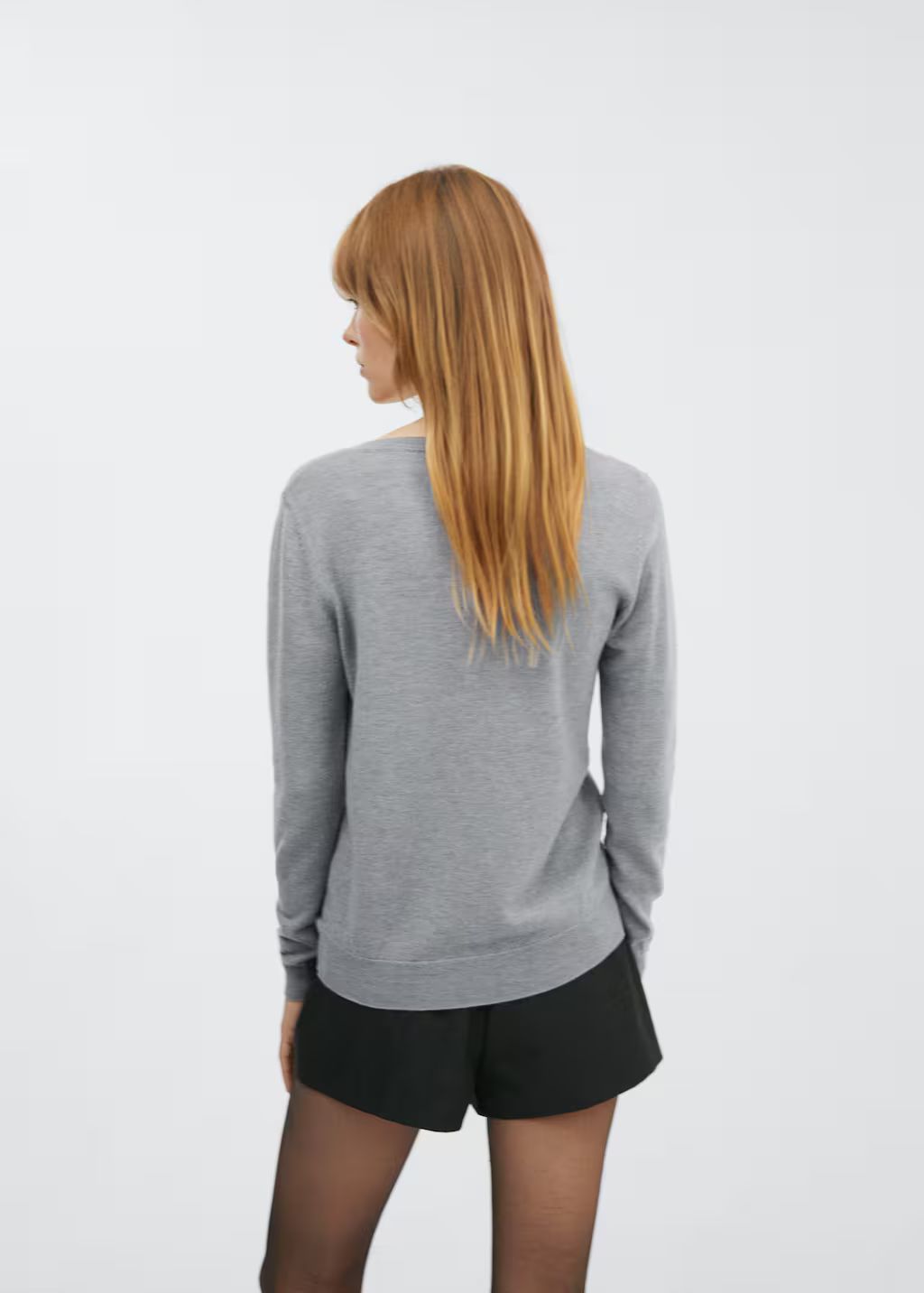 V-neck wool sweater -  Women | Mango USA | MANGO (US)
