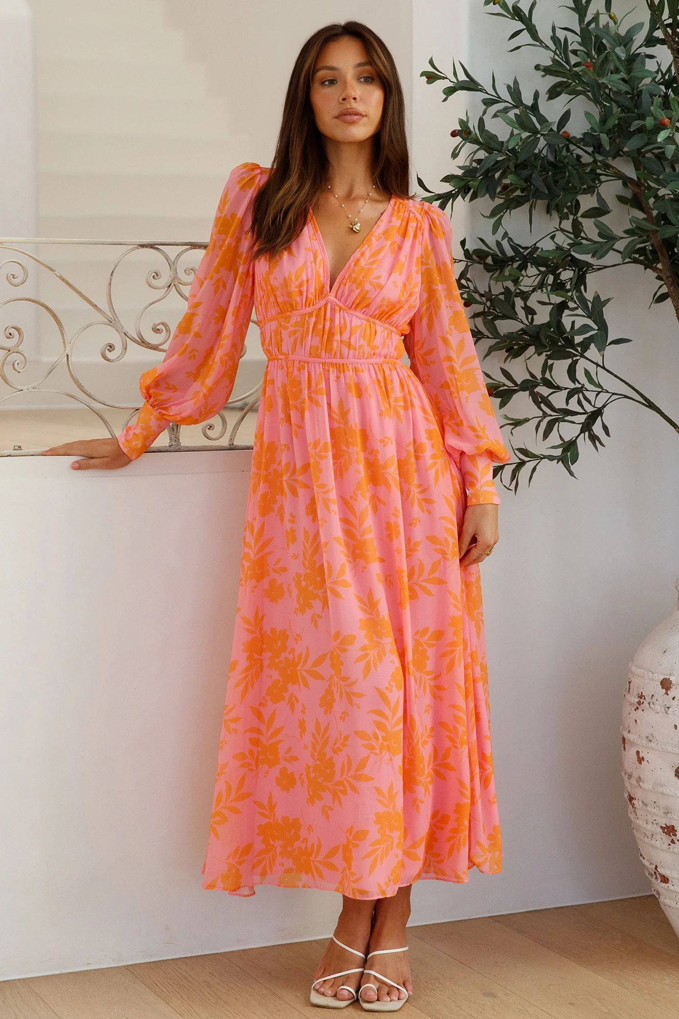 In A Magical Dream Maxi Dress Pink | Hello Molly