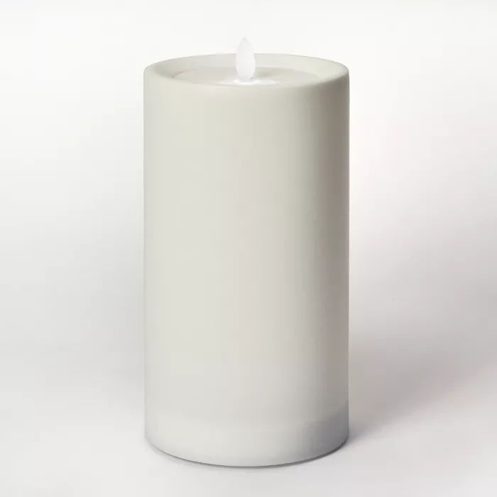 Outdoor LED Motion Flame Resin Candle - Threshold™ | Target