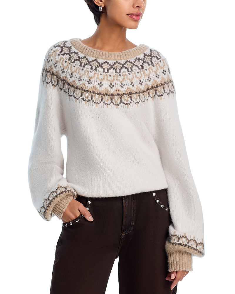 Paige Misha Crewneck Fair Isle Sweater | Bloomingdale's (US)
