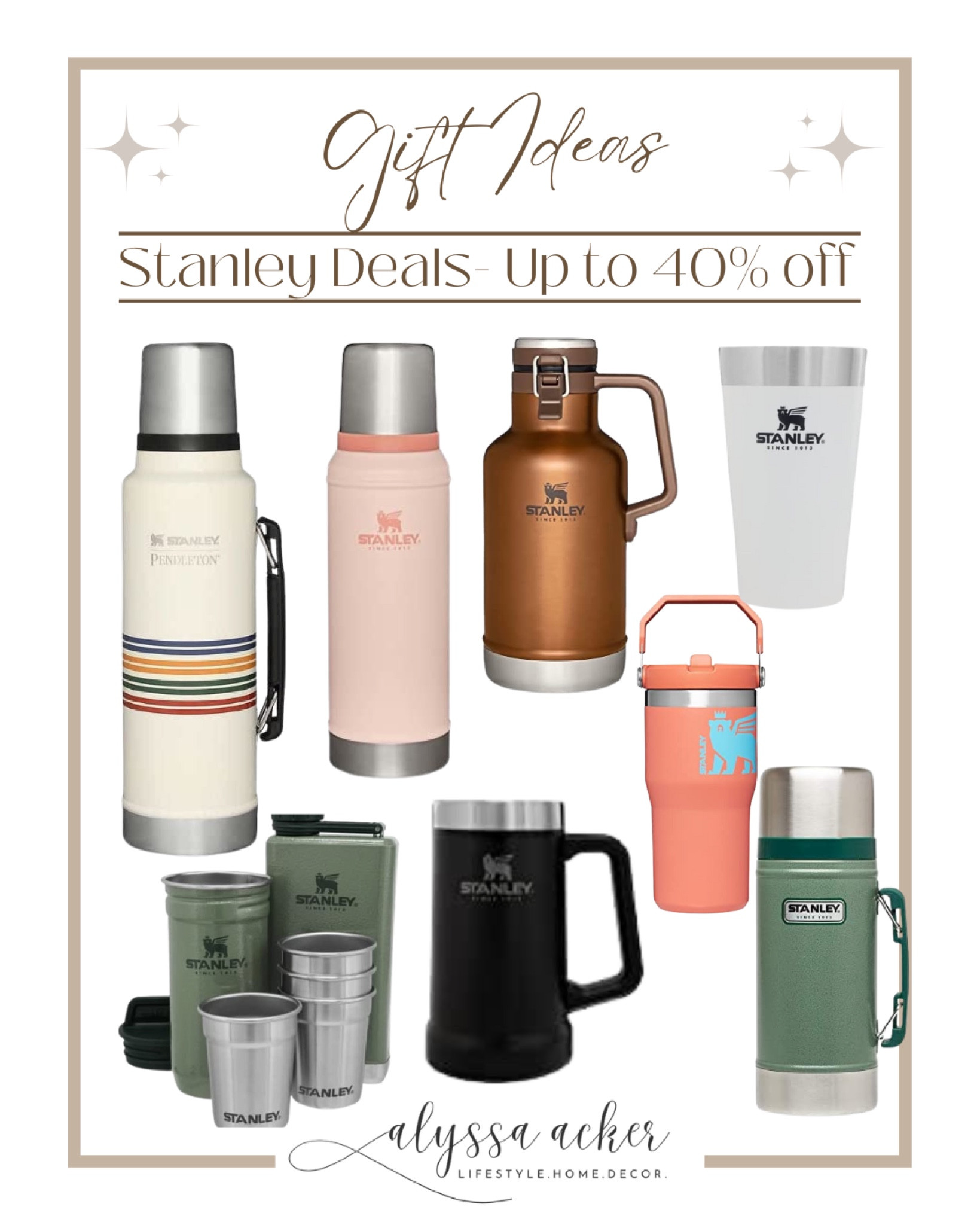 Mega savings up to 40% off Stanley brand! 

#stanleycup #amazondeals #holidaygift #giftideas #travelgift #travelmugs #giftsforhim #camping #campingideas #sale

#LTKunder50 #LTKsalealert #LTKGiftGuide