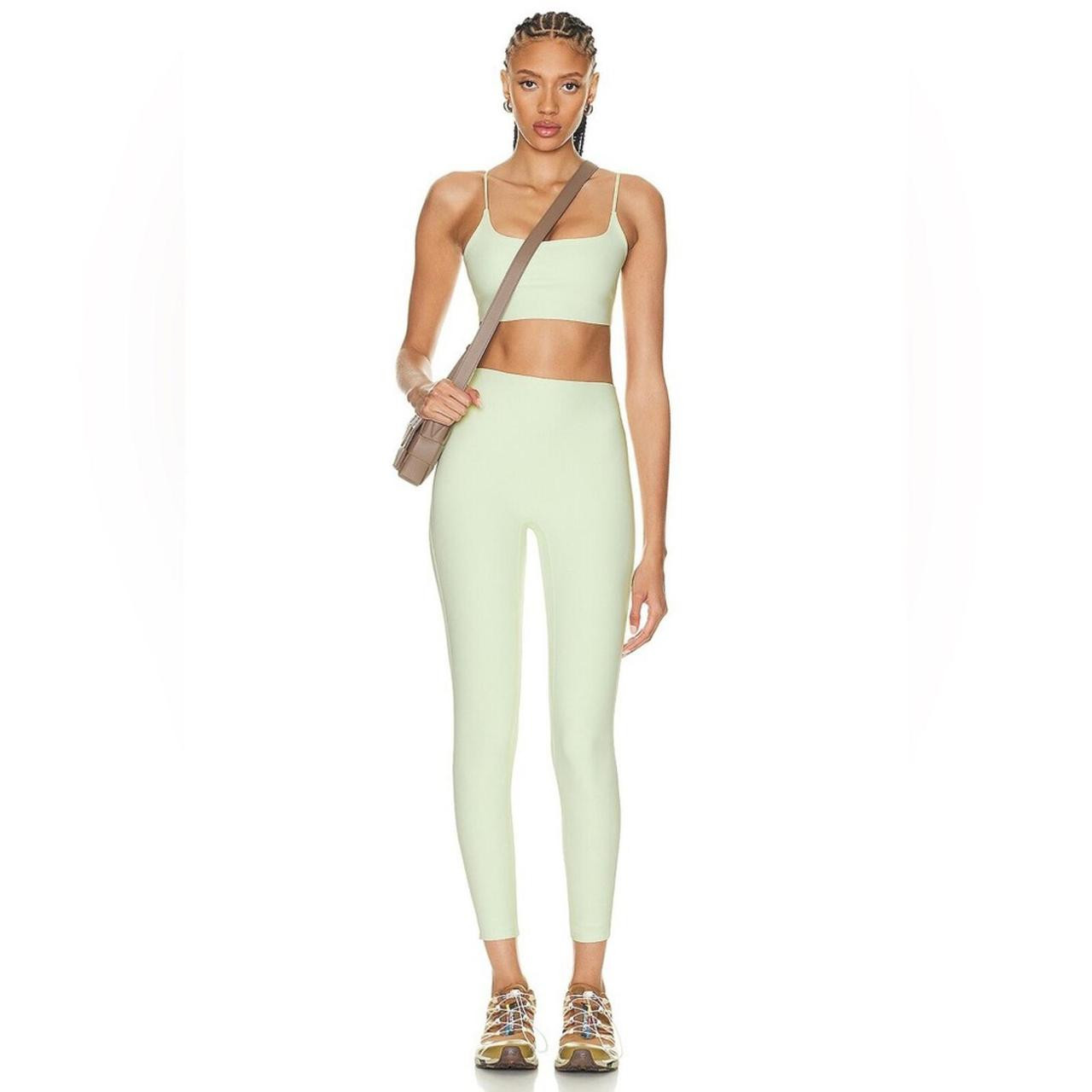 Le Ore Women's Leggings - Green - M | Depop US