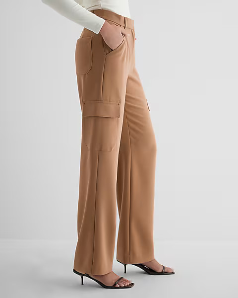 Super High Waisted Cargo Trouser Pant | Express