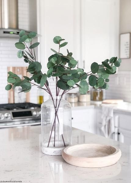 Real Touch Silver Dollar Eucalyptus - 30" Tall | Afloral (US)