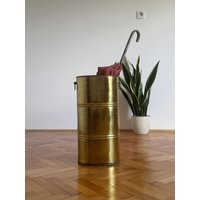 Mid Century/Umbrella Stand Brass Minimalist Antique Hallway Decor Space Age Design Vintage 1980S 80S | Etsy (US)