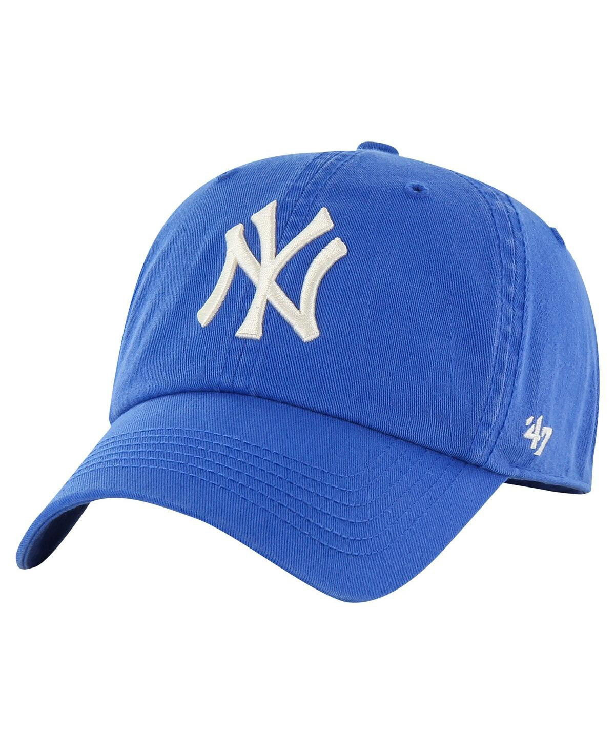 '47 Brand Men's Royal New York Yankees Classic Franchise Fitted Hat - Royal | Macy's