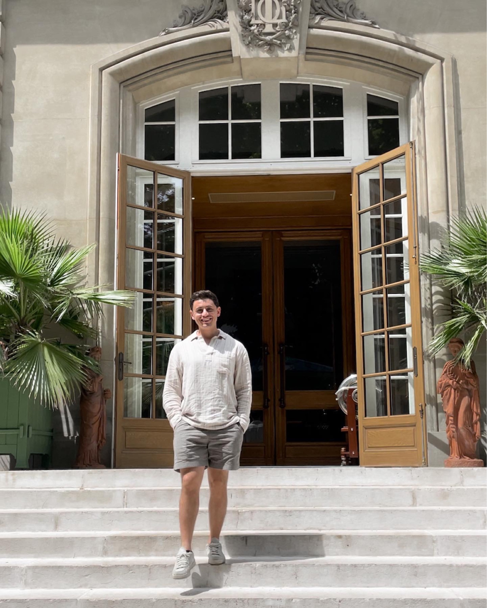 My husbands Paris OOTD! Sharing more men’s fashion inspiration from our trip to Paris. 

Men’s tops. Men’s style. Husband outfit. Affordable mens fashion. Long sleeve men’s top. Men’s shorts. Men’s sneakers. Paris outfit. Europe travel outfit. 

#LTKunder100 #LTKmens #LTKeurope