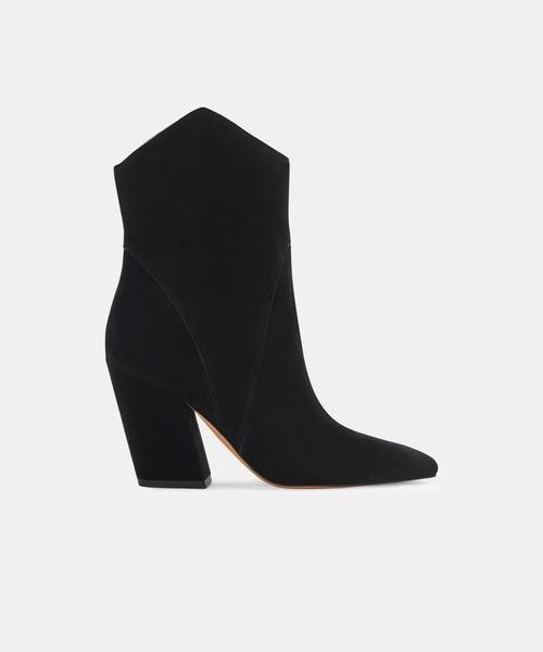 NESTLY BOOTIES IN BLACK SUEDE | DolceVita.com