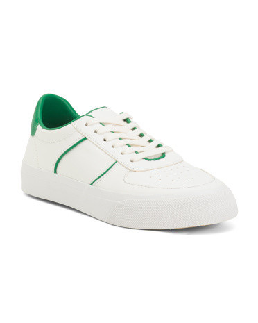 Made In Brazil Leather Harlow Sneakers | TJ Maxx