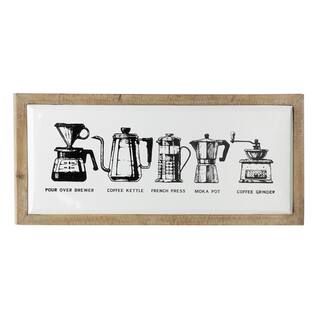 White Vintage Coffee Sign Wood Wall Décor | Michaels Stores