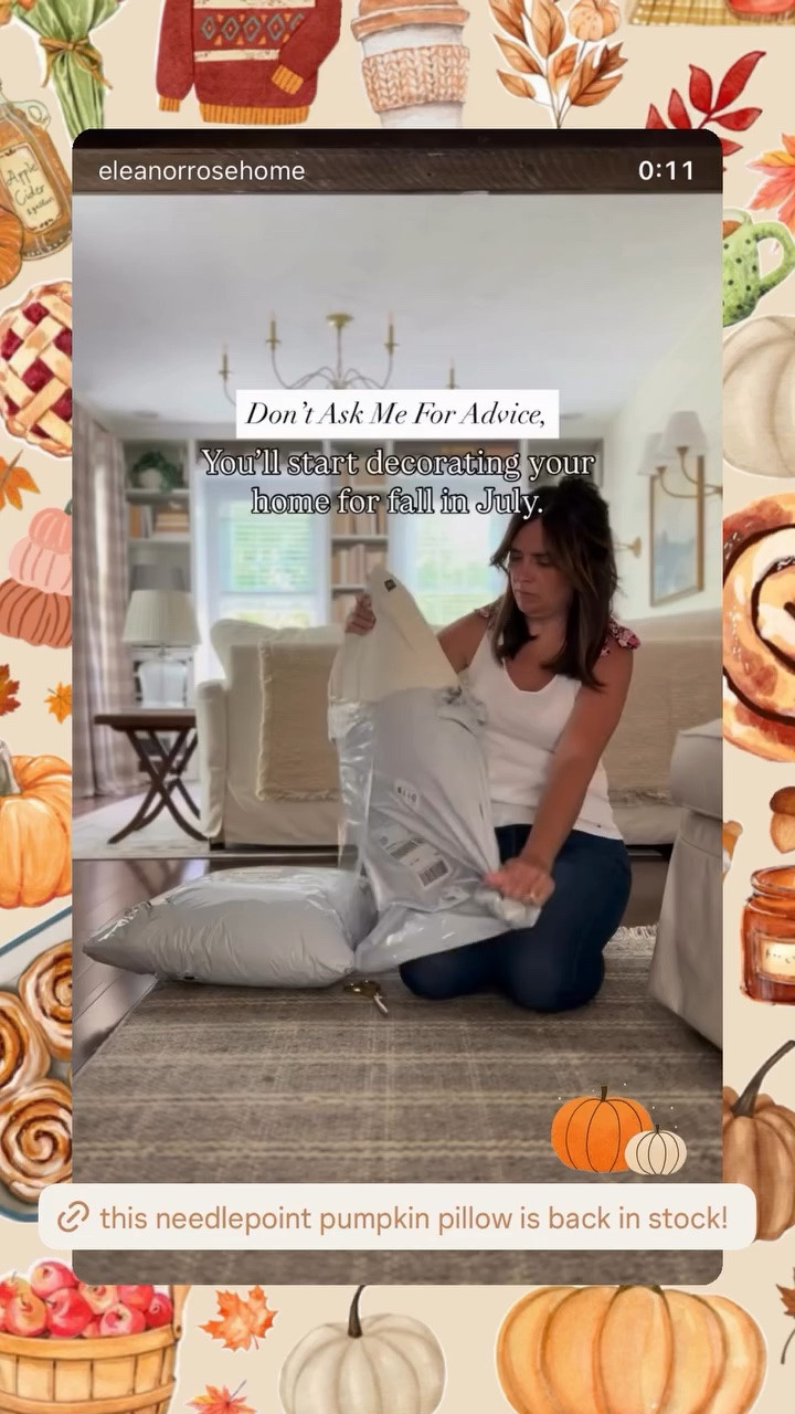I was so excited to see that this needlepoint pumpkin pillow is back in stock! #walmart

#LTKHome #LTKSeasonal