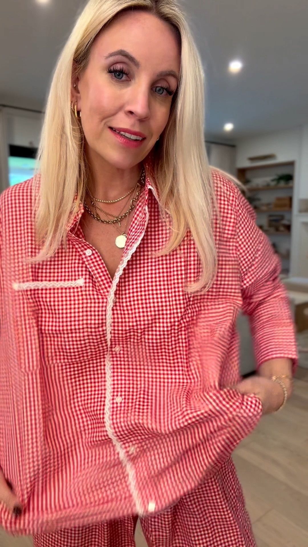 Also come in this cute new gingham!