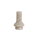 Bloomingville Marble Taper Candle Holder, 4.5", Beige | Amazon (US)